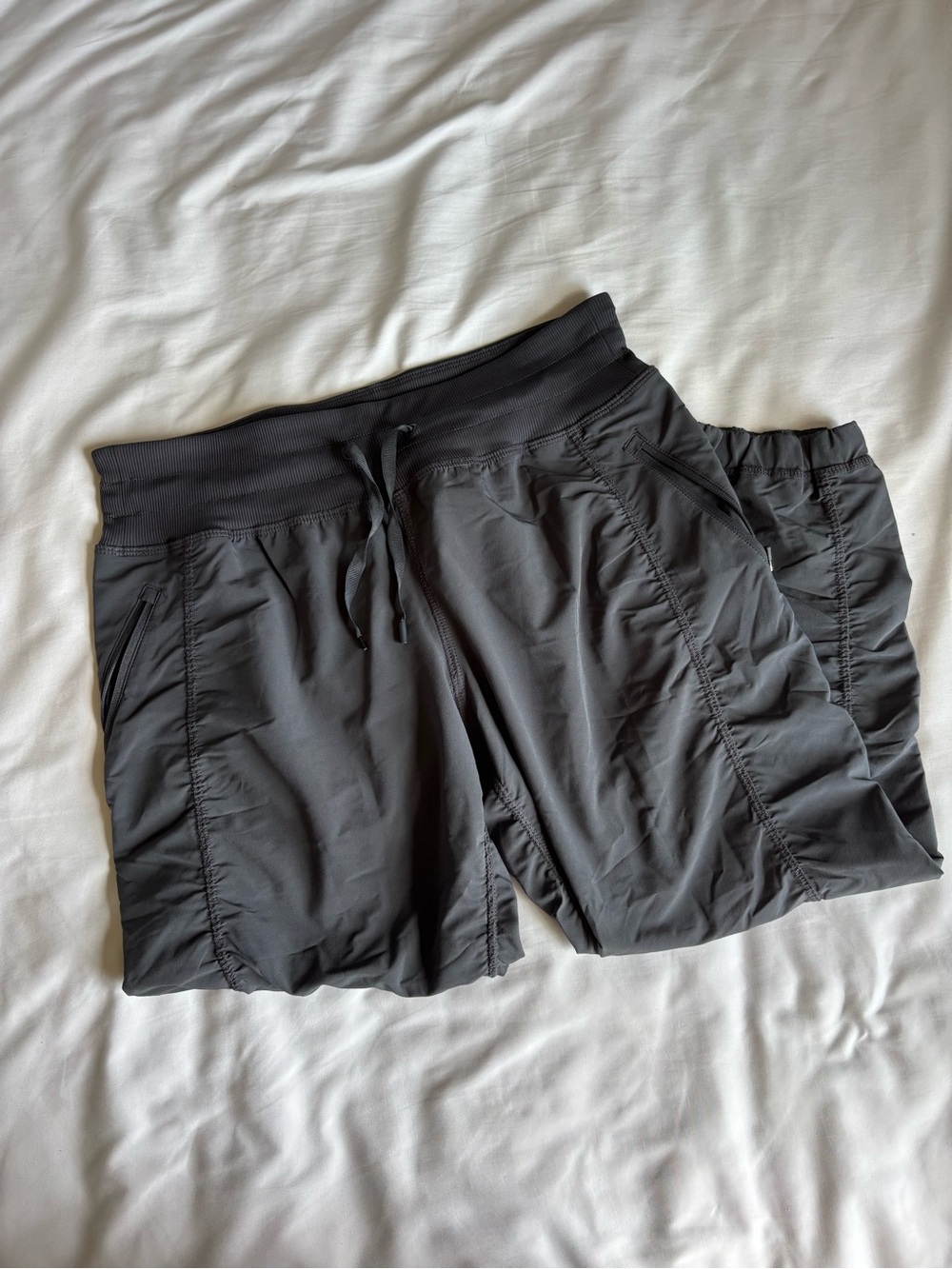 Kirklands Black Men's Track Jogger Pants with Drawstring
